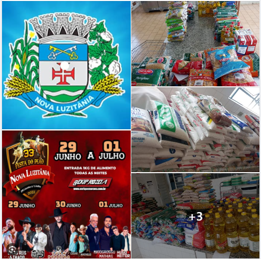 DOAÇÃO – Prefeitura de Nova Luzitânia